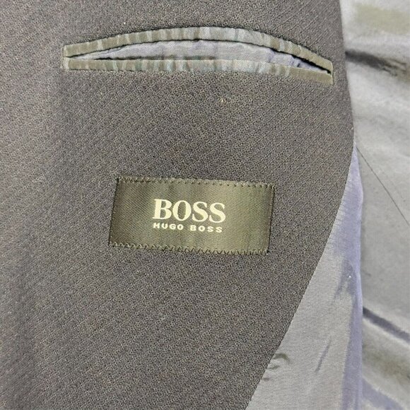 Hugo Boss Mars Blazer Sport Coat Made in Italy EU 52 / US 42 Textured Fabric - Picture 5 of 7